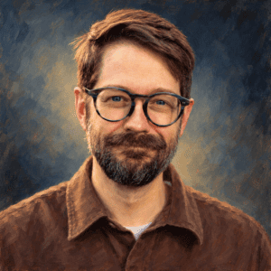 Painted portrait of Daniel McCoy, Lead Editor of Ask Bible Questions